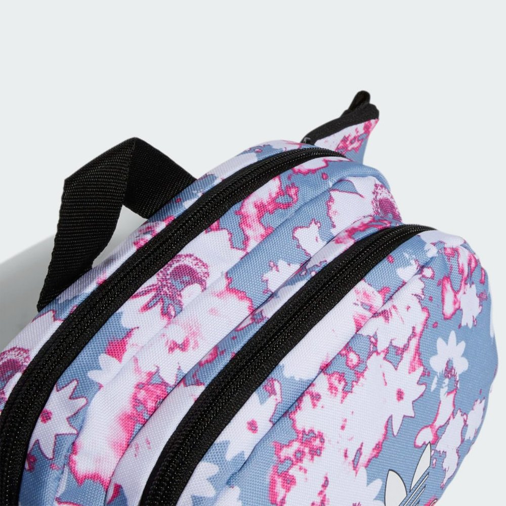 Adidas Sport Waist Pack Light Blue Pink Floral - Picture 4 of 5